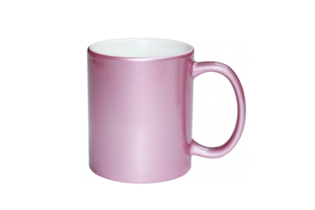 11 oz. Sparkling Mug, Pink