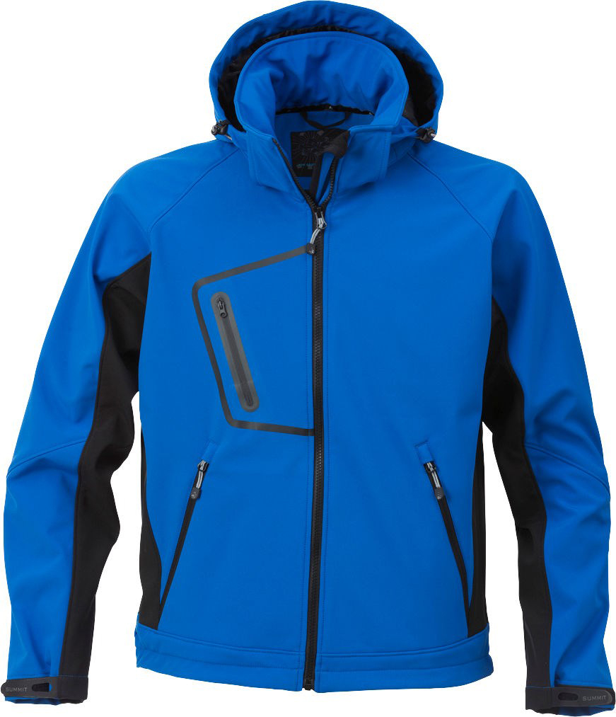 mens classic softshell jacket with hood