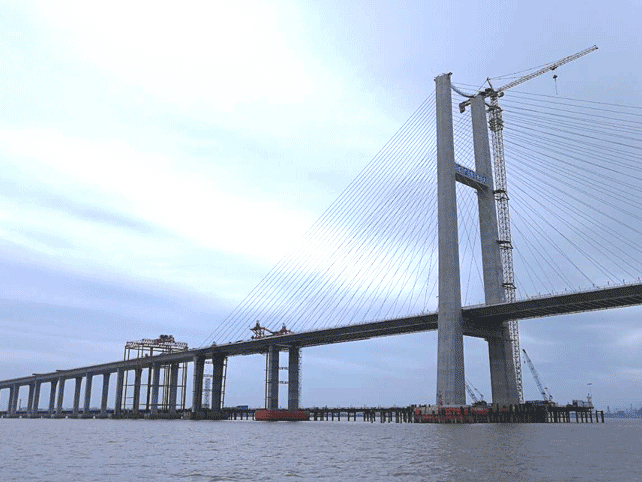 台州湾大桥工程控制测量