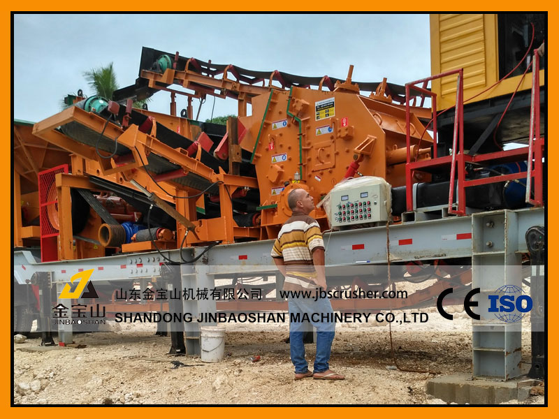 JBS MC4060 Mobile crushing plant in Tonga