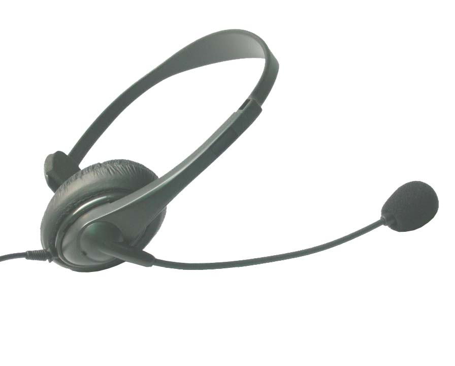 Monaural call center headset
