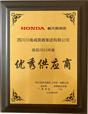 Sundiro Honda Excellent Supplier in 2022