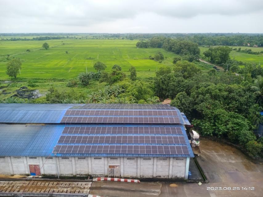 Gamko 550W solar panel in Myanmar