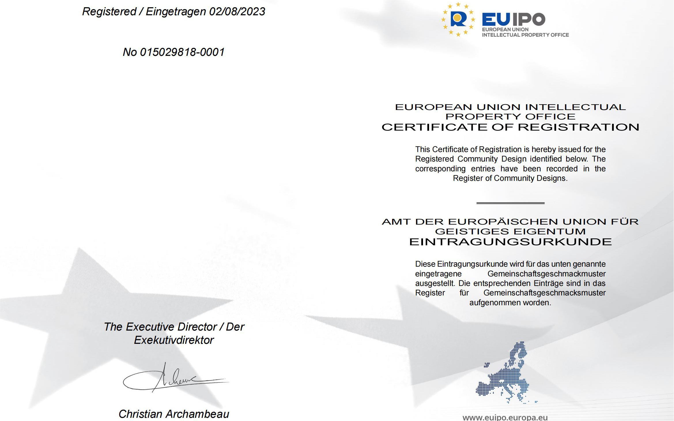 Vilion EnerArk 2.0 Integrated BESS Obtained The EU Design Patent
