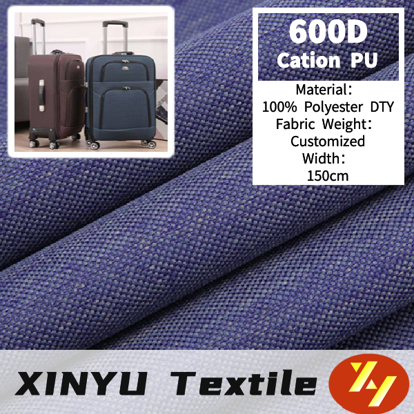 600D Cation Fabric/PU Coated