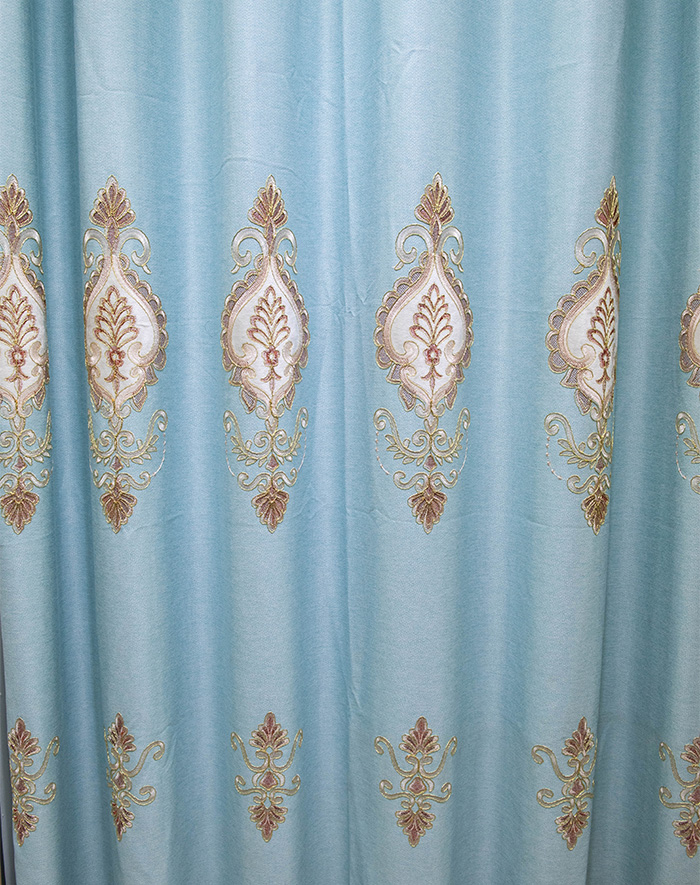 Embroidery window luxury European curtains