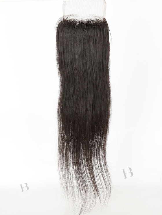 In Stock Indian Remy Hair 20" Straight Natural Color Top Closure STC-382