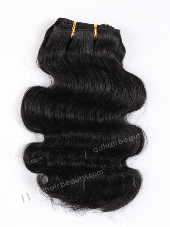 In Stock Chinese Virgin Hair 14" Body Wave 1# Color Machine Weft SM-716