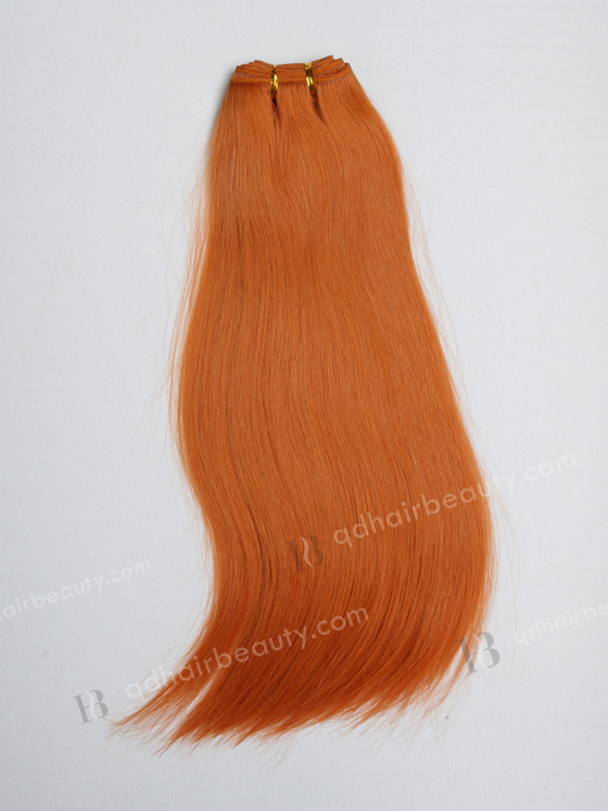 Straight Orange Color Hair Extension WR-MW-068