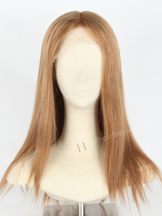 8a# Color 18''Mongolian Virgin Silk Top Glueless Wigs WR-GL-069
