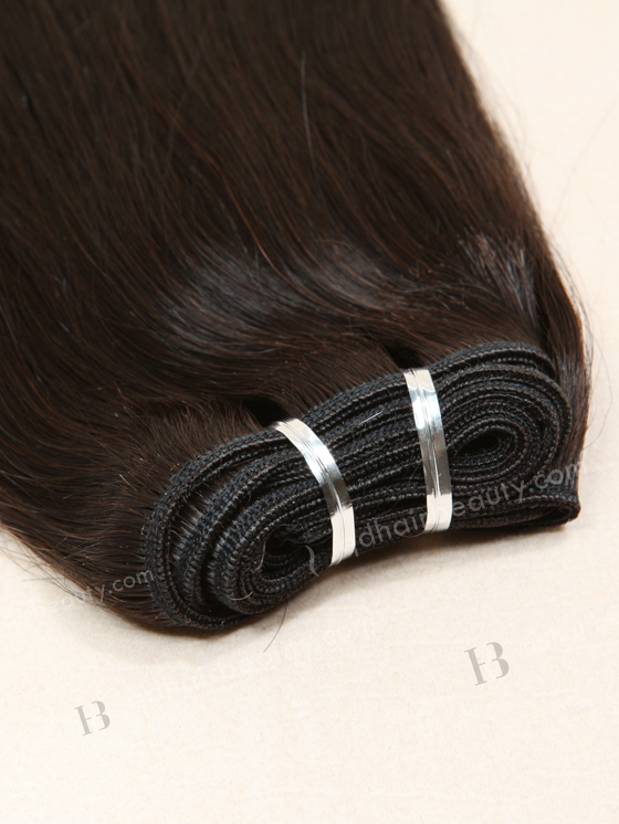 In Stock Indian Remy Hair 14" Straight Natural Color Machine Weft SM-068
