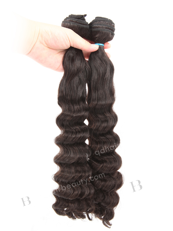 In Stock 7A Peruvian Virgin Hair 18" Double Drawn Edyie Wave Natural Color Machine Weft SM-6143