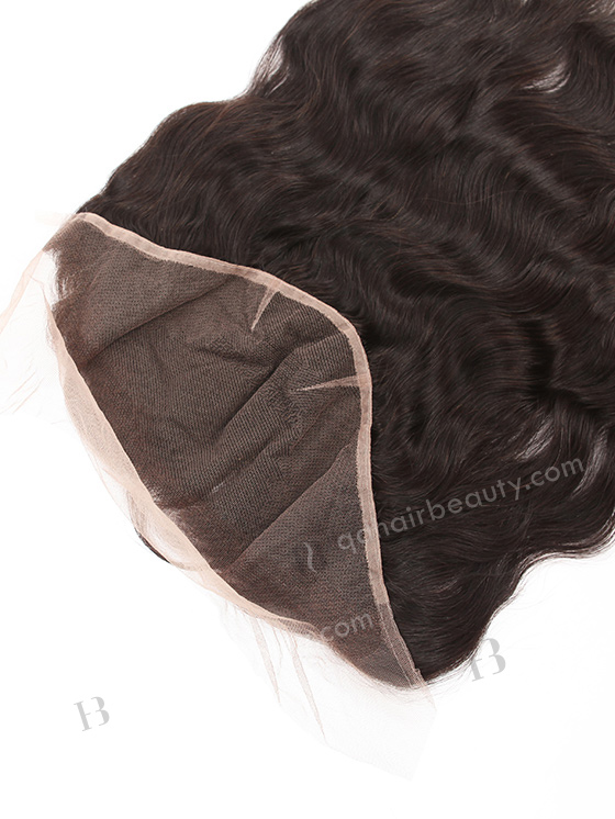 In Stock Indian Remy Hair 16" Natural Wave Natural Color Lace Frontal SKF-014