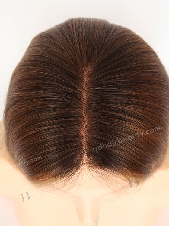 Custom Color 18'' Brazilian Virgin Human Hair Lace Front Wig WR-CLF-043
