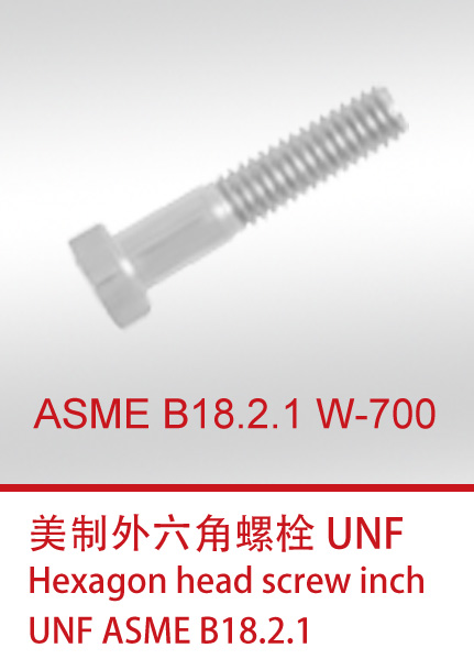 ASME B18.2.1 W700 UNF