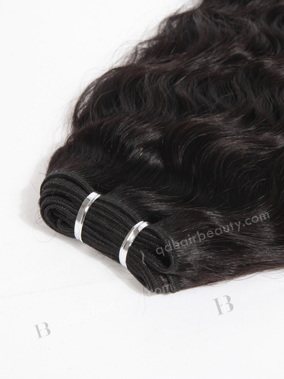 In Stock Indian Remy Hair 14" Natural Wave 1B# Color Machine Weft SM-188