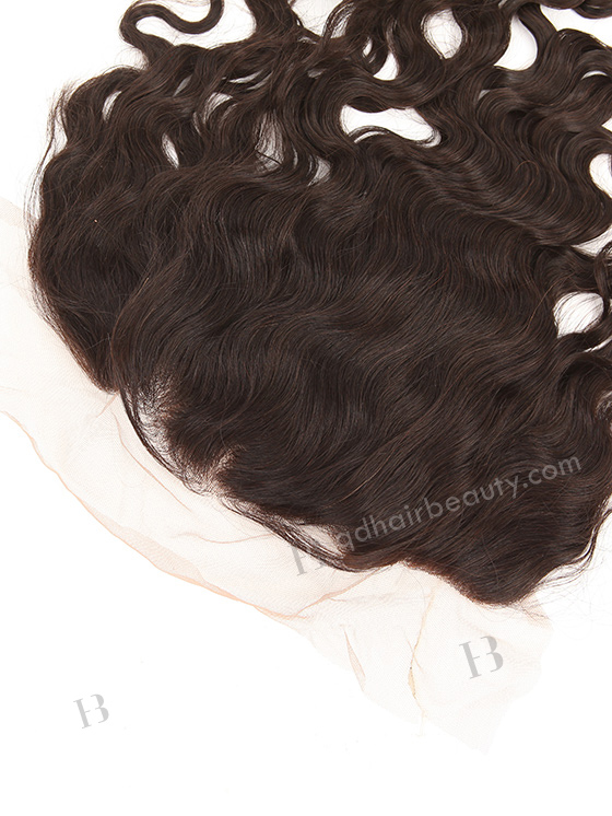 In Stock Indian Virgin Hair 14" Brazilian Curl Natural Color Lace Frontal SKF-095