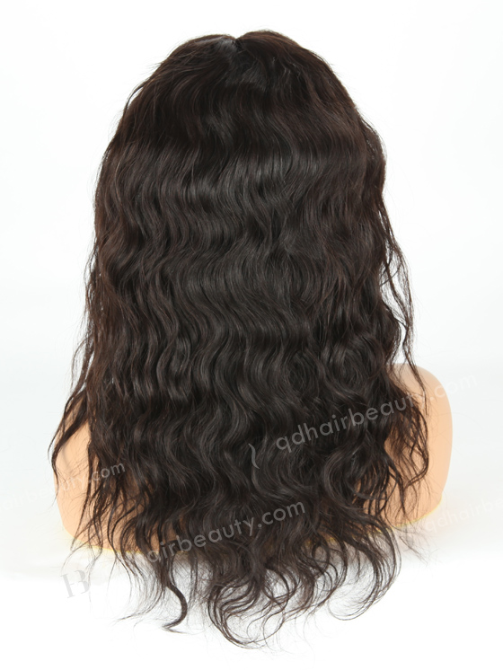 In Stock Brazilian Virgin Hair 16" Natural Wave Natural Color 360 Lace Wig 360LW-04008