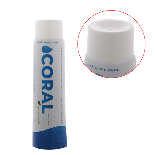 Round screw lid laminate tube for toothpaste packaging 125g Hand cream packaging tube