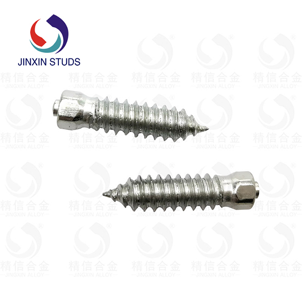 Tungsten carbide snow tire studs to prevent cars for slipping