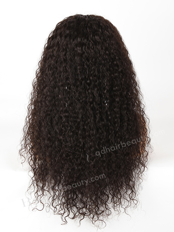 In Stock Indian Remy Hair 22" Loose Curl 18mm Natural Color Silk Top Full Lace Wig STW-079