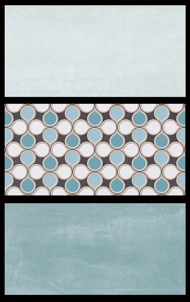 Blue decor wall tiles