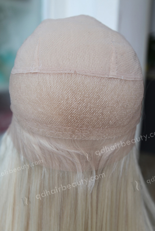 Color #60 European Hair Silk Top Wig WR-ST-043