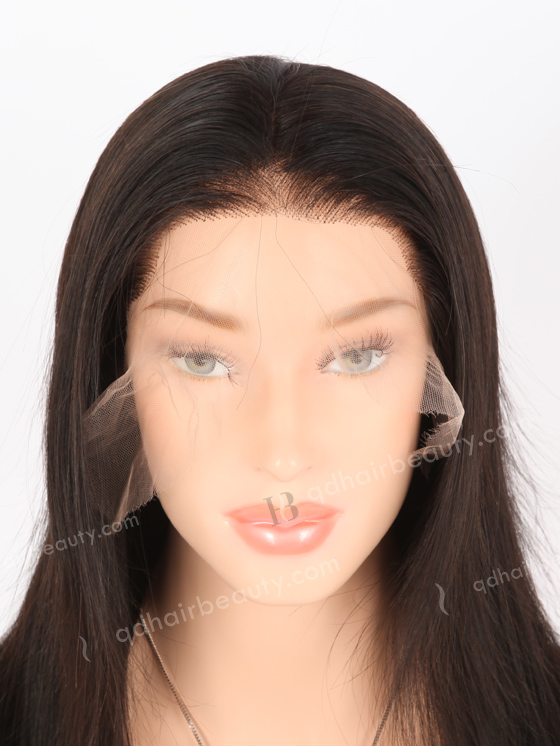 In Stock Indian Remy Hair 14" Straight Natural Color HD Lace Front Wig LLF-01016