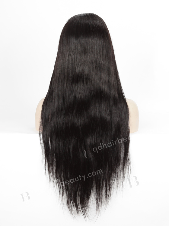 In Stock Indian Remy Hair 22" Straight #1B Color 360 Lace Wig 360LW-01028
