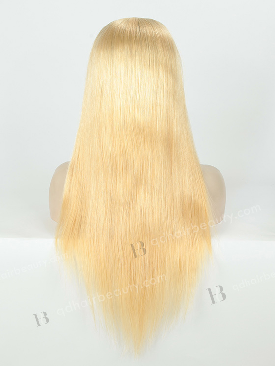 In Stock European Virgin Hair 20" Straight T9/613# Color Silk Top Glueless Wig GL-08041