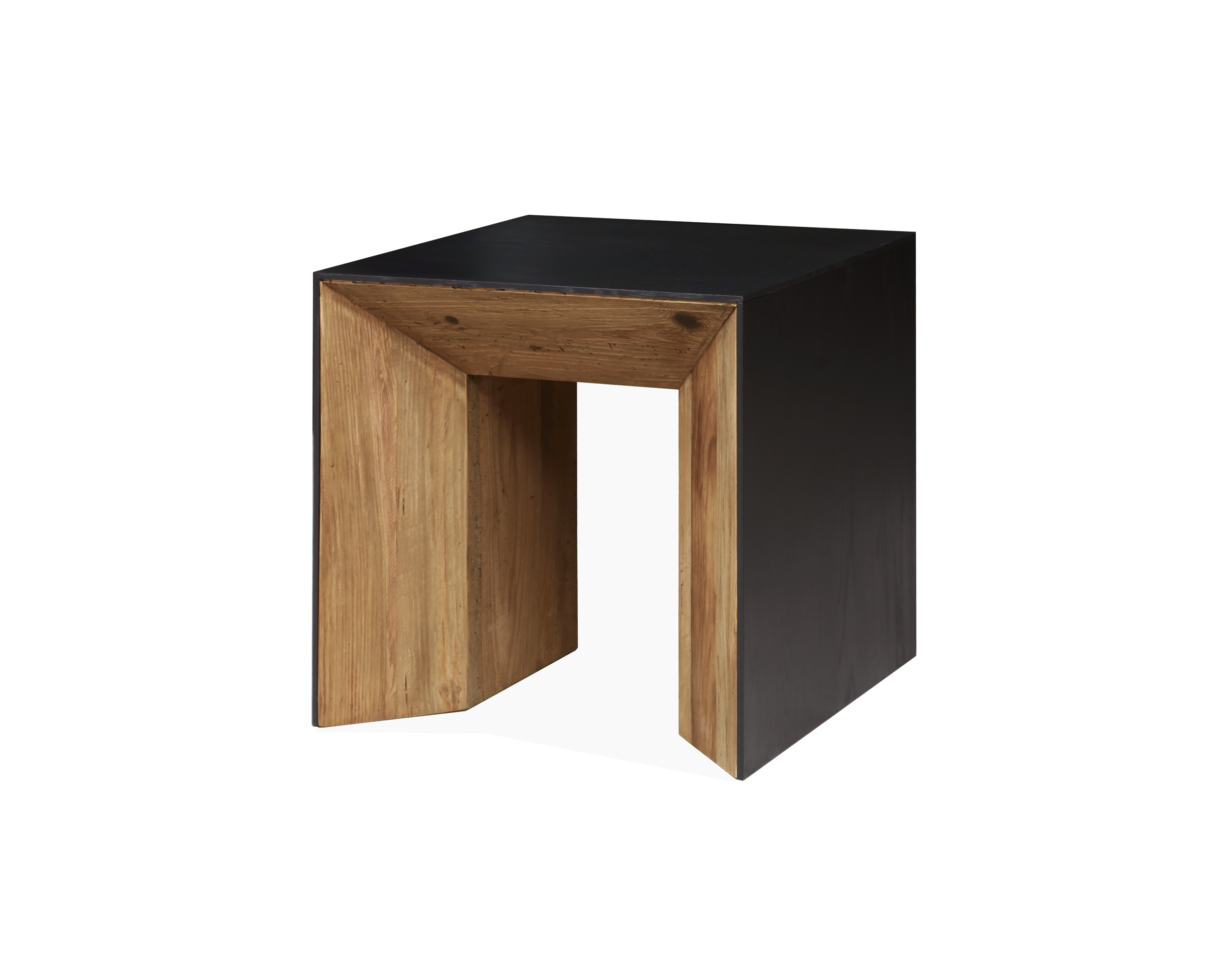 Y902 Nordic style end table with recycled pine