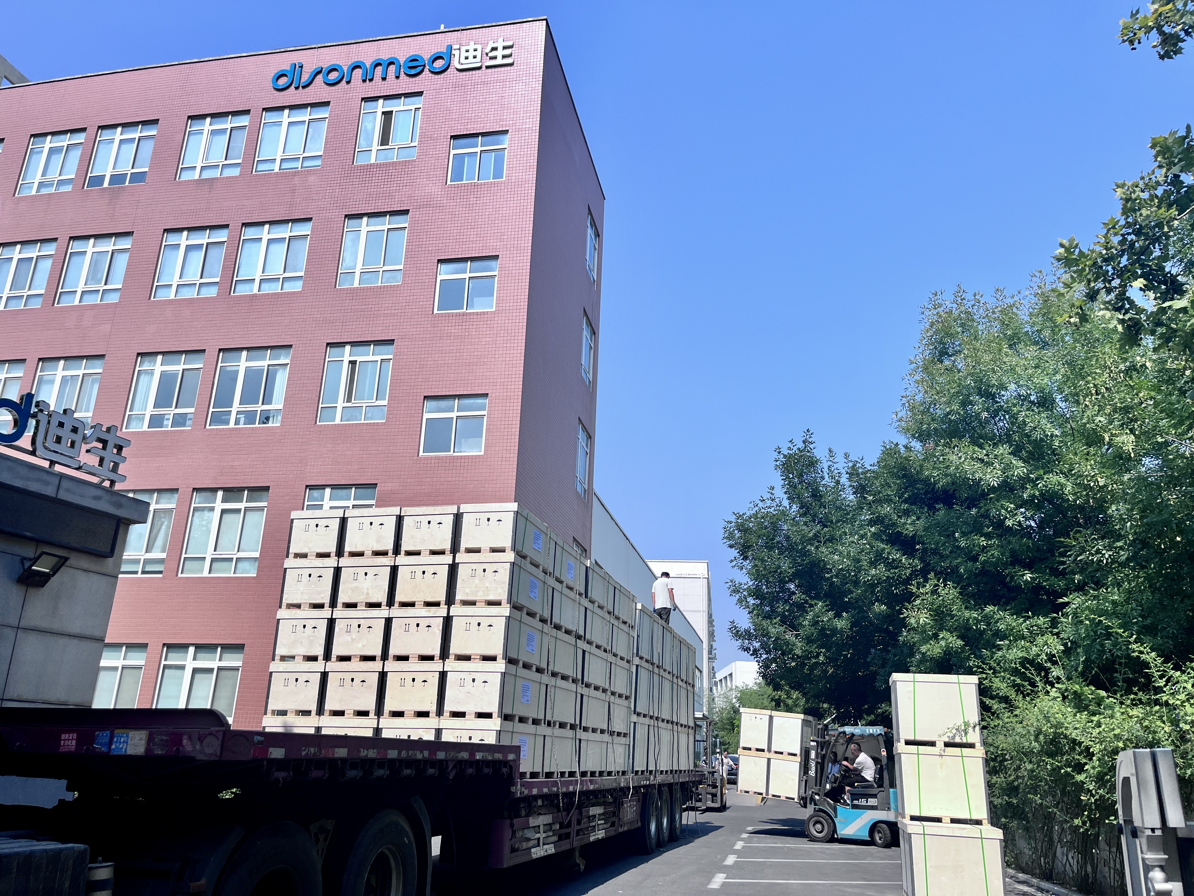 It is the rhythm of Daily shipment in Disonmed.