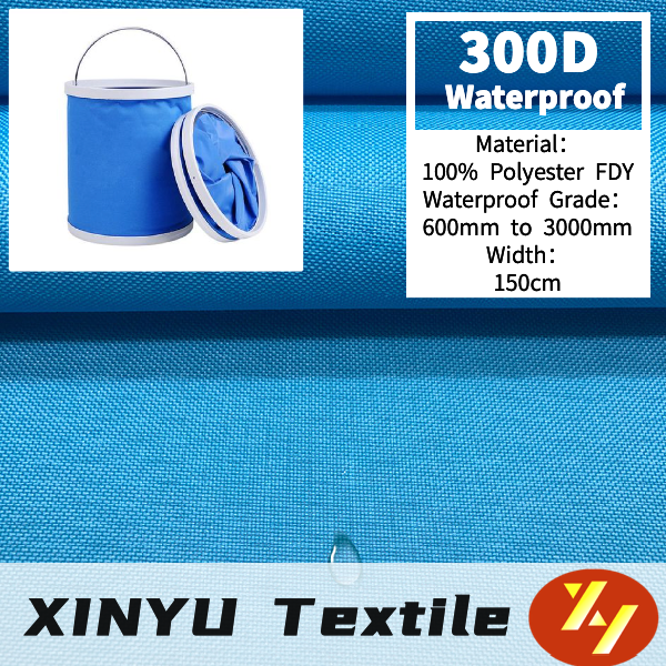 300D Waterproof Oxford Fabric/PU Coated 