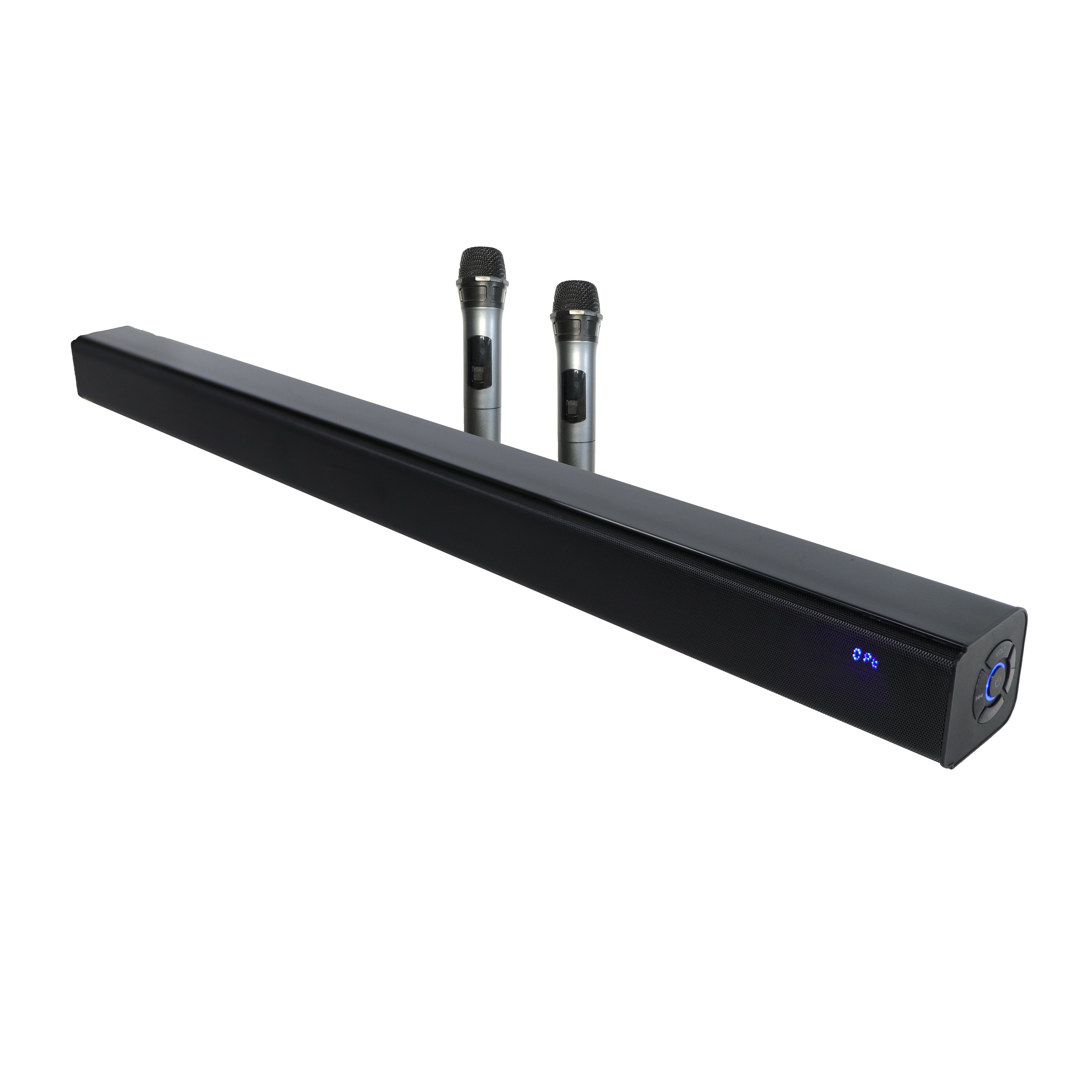 2.0ch Soundbar with Bluetooth USB AUX Optical HDMI ARC LED display Karaoke