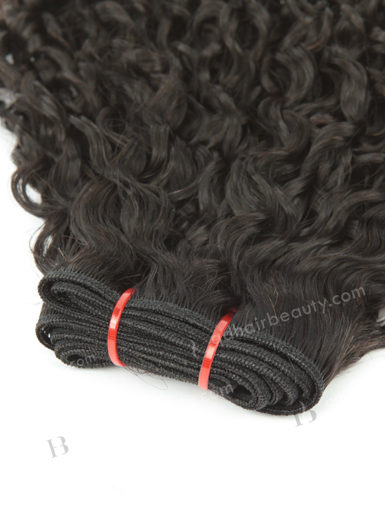 Double Drawn 12'' 5a Peruvian Virgin Root Tight Pixy Natural Color Hair Wefts WR-MW-155