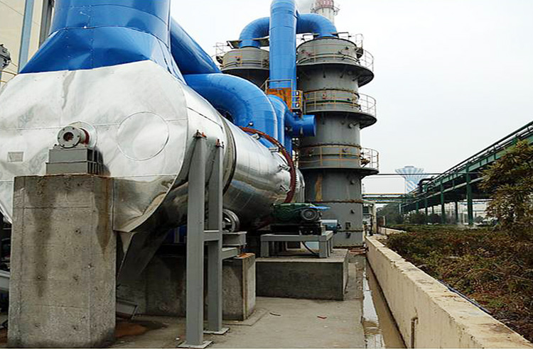 100 tons of sludge drying project
