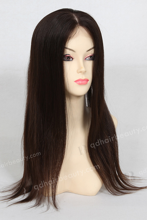 Custom Center Part Light Density Glueless Lace Wig WR-GL-002