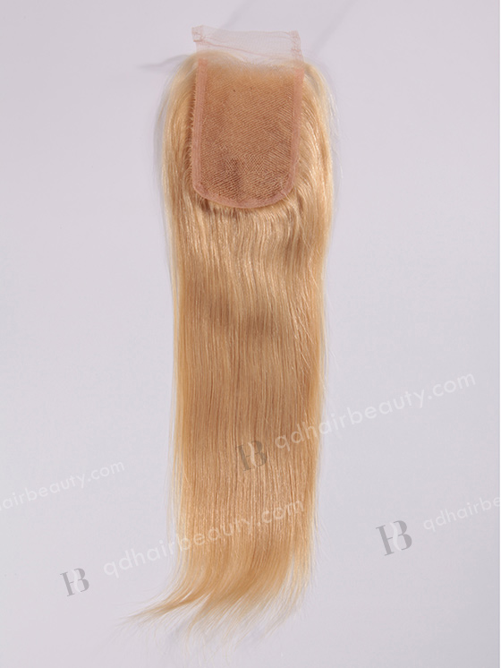 In Stock Malaysian Virgin Hair 14" Straight #24 Color Top Closure STC-56