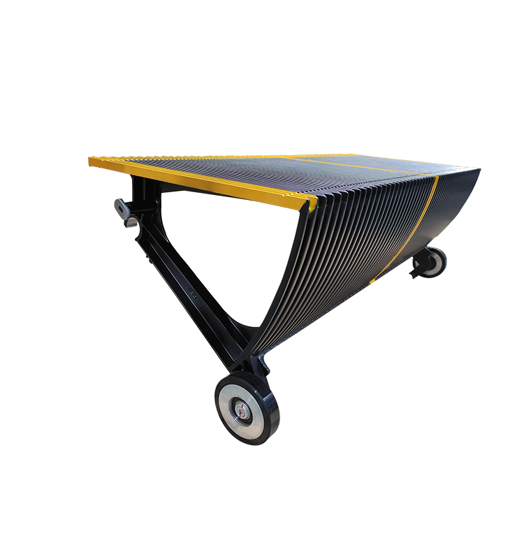 Escalator Step 1000mm Black Roller With Yellow Painted Frame