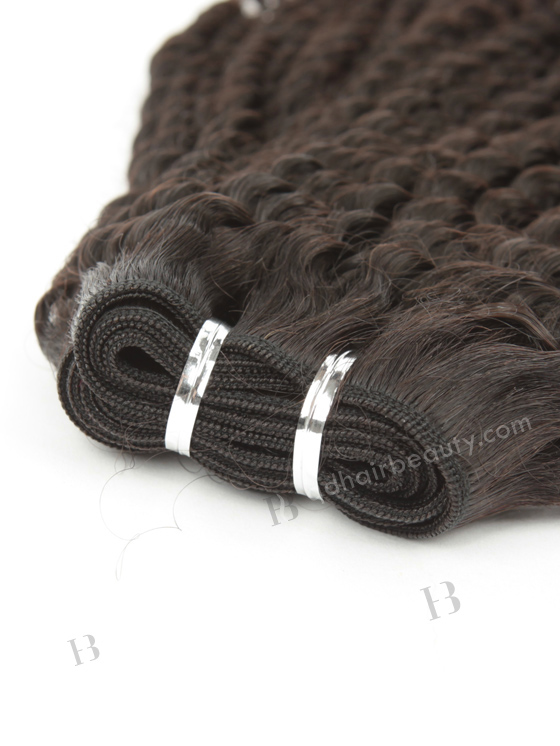 In Stock Brazilian Virgin Hair 20" Kinky Curl Natural Color Machine Weft SM-4103