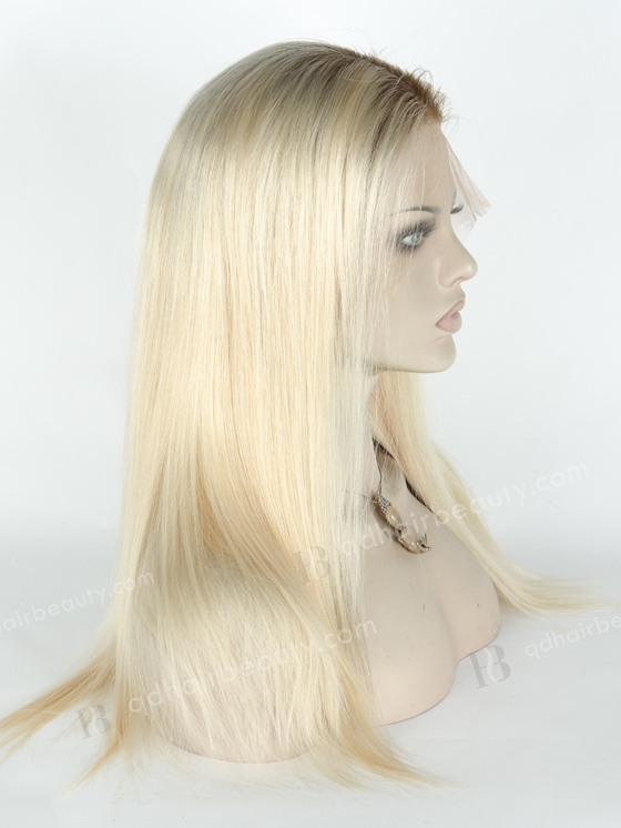 In Stock Brazilian Virgin Hair 16" Straight T9/60# Color Lace Front Wig MLF-04017