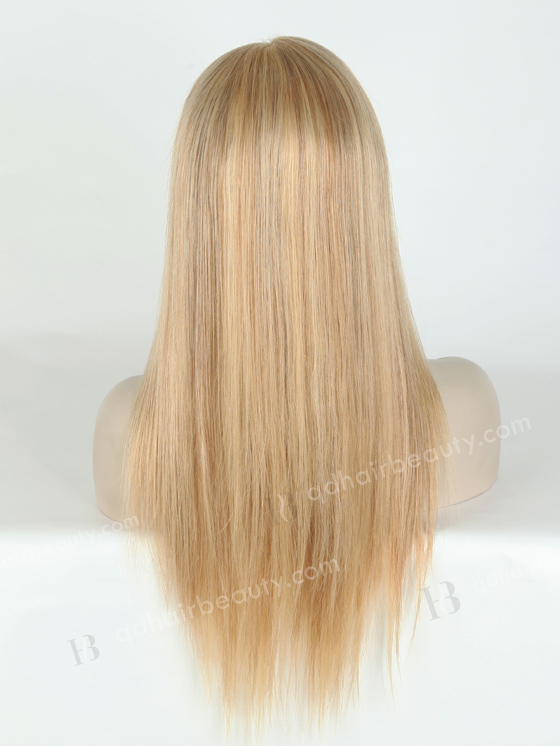 In Stock Brazilian Virgin Hair 18" Straight Color 24/8a# Highlights Lace Front Wig MLF-04027