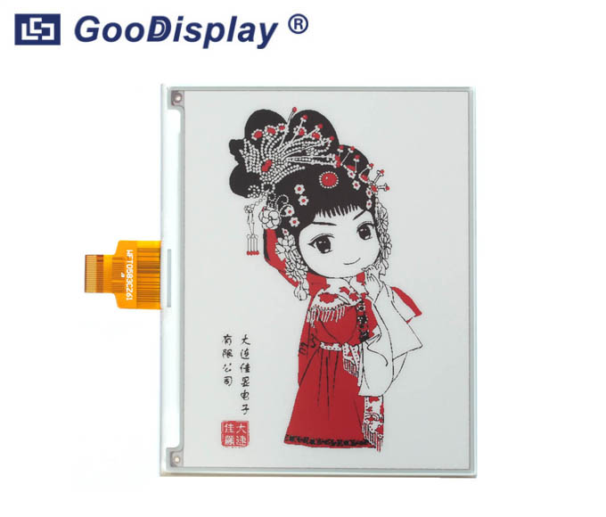 5.83 inch high resolution red e-paper display three colors, GDEW0583Z83