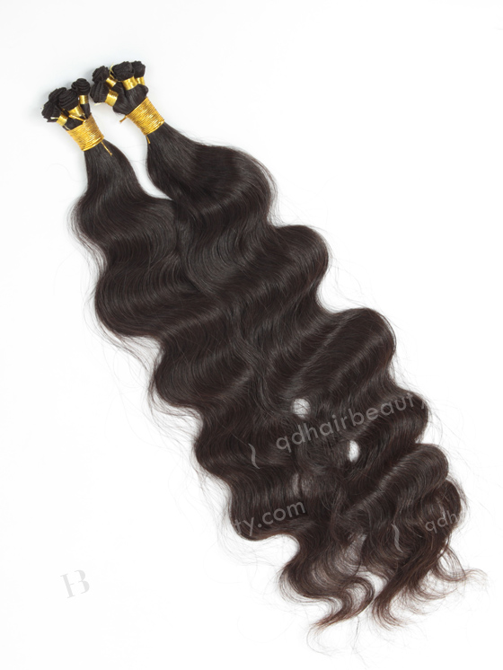 In Stock Brazilian Virgin Hair 28" Natural Wave Natural Color Hand-tied Weft SHW-017