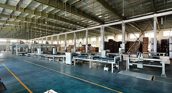 Composite floor production line