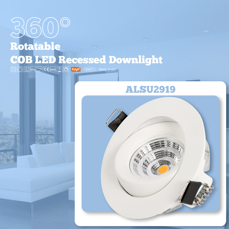 360 ° Rotatable COB LED Recessed Downlight