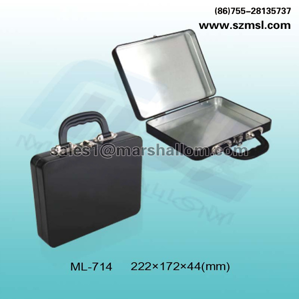 ML-714 Rectangular tool/ gift tin box with handle 