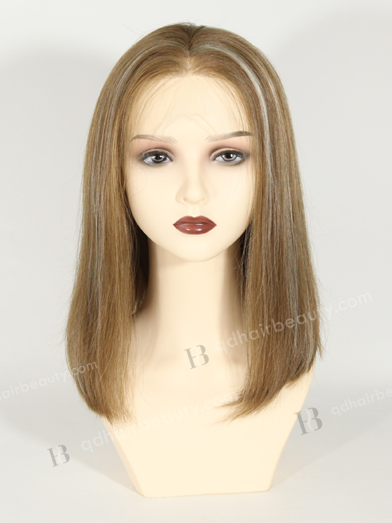 Bob Style Highlight Color 18'' Brazilian Virgin Hair Full Lace Wigs WR-LW-117