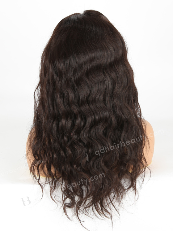 In Stock Brazilian Virgin Hair 18" Natural Wave Natural Color 360 Lace Wig 360LW-04009