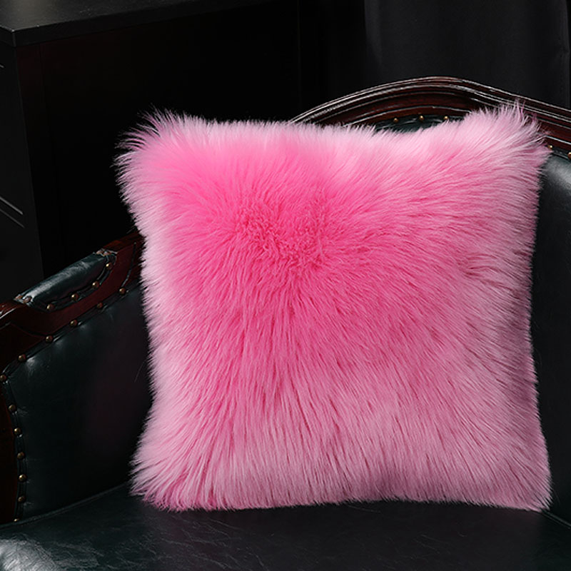 Faux Fur Throw Pillow Covers factory share what types of pillows are there